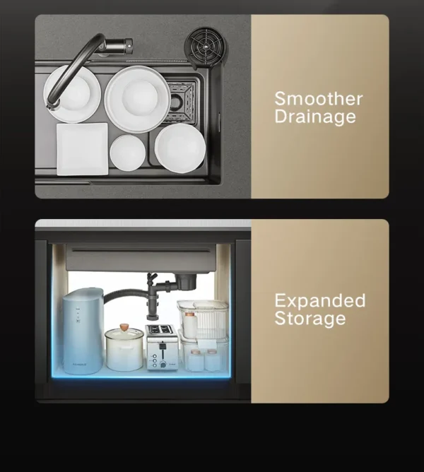 HIGOLD Handmade Waterfall Sink - Image 7