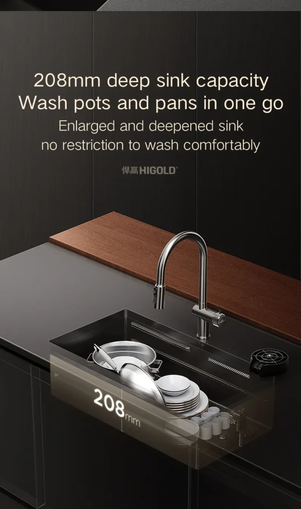 HIGOLD Handmade Waterfall Sink - Image 6