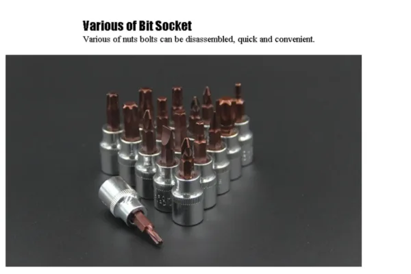 Btools 82pcs Car Repair Tools Socket Wrench Set - Image 9